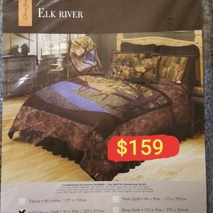 Donna Sharp Elk River Lodge Full Queen Quilt - Bro